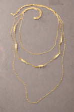 Load image into Gallery viewer, Arrow &amp; Chain Necklace Trio
