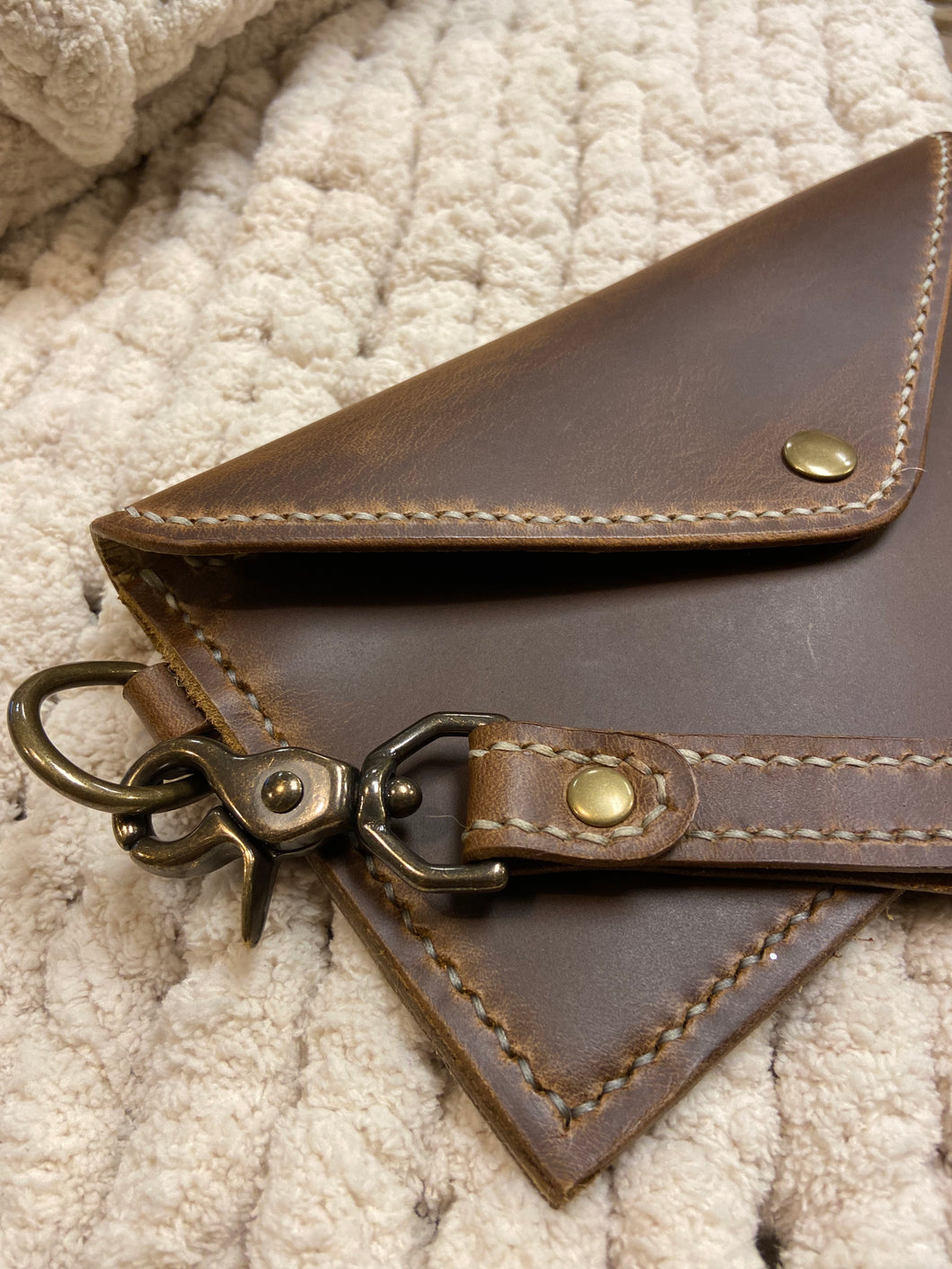 ✨Handmade✨Original Leather Clutch