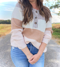 Load image into Gallery viewer, Striped Samantha Sweater
