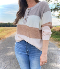 Load image into Gallery viewer, Striped Samantha Sweater
