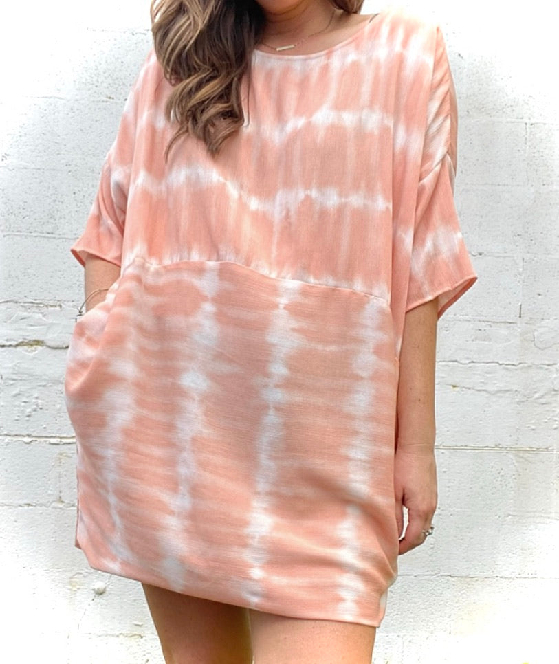 Tie-Dye Tangerine Tunic