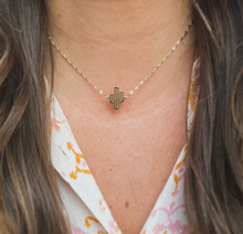 Load image into Gallery viewer, Mini Cactus Charm Necklace
